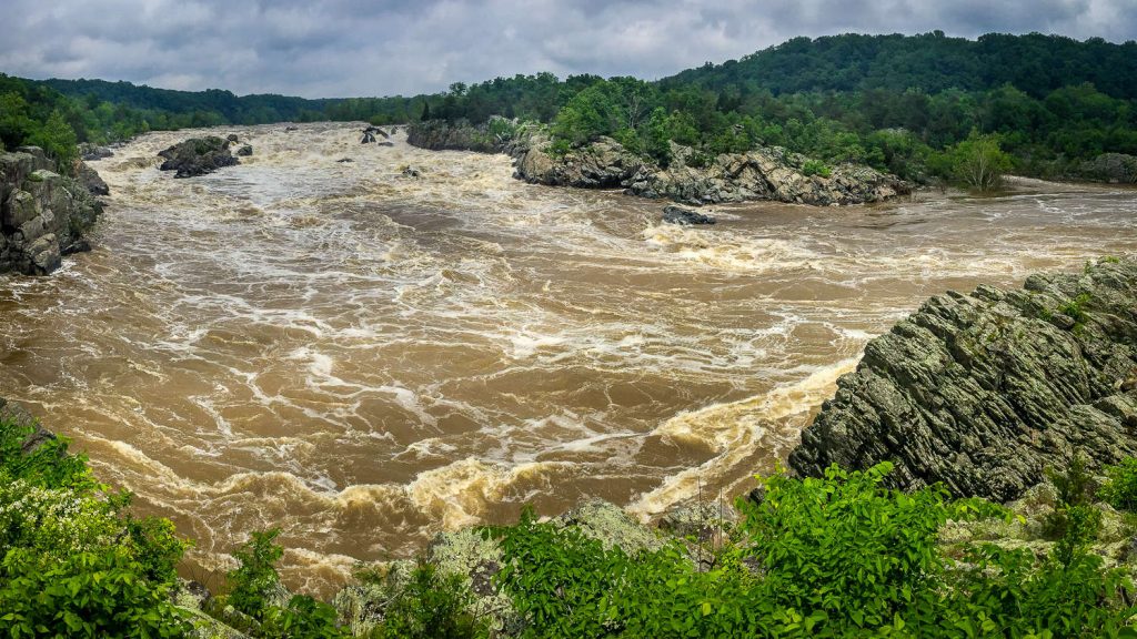 The Potomac River at Great Falls, Virginia